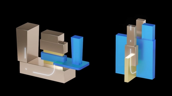 IBM과 삼성전자가 개발한 VTFET 구조(왼쪽). 오른쪽은 기존 핀펫 구조다. /자료=IBM